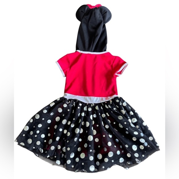 Disney Minnie Mouse Hooded Dress Red, Black, White Size XS (4/5) - Picture 6 of 6